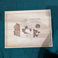 Canada Map Maple Cutting Board