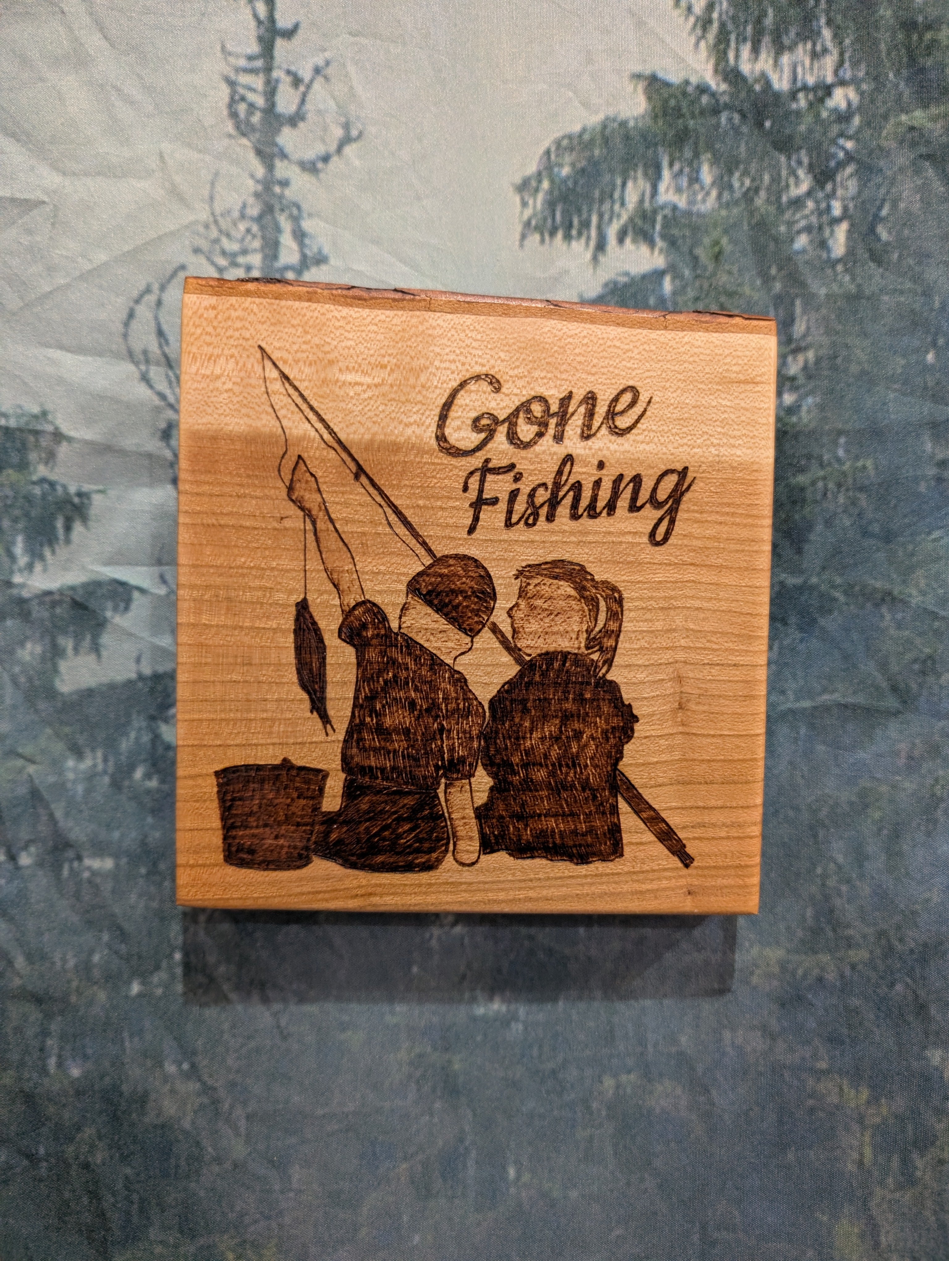 Gone Fishing Boy and Girl