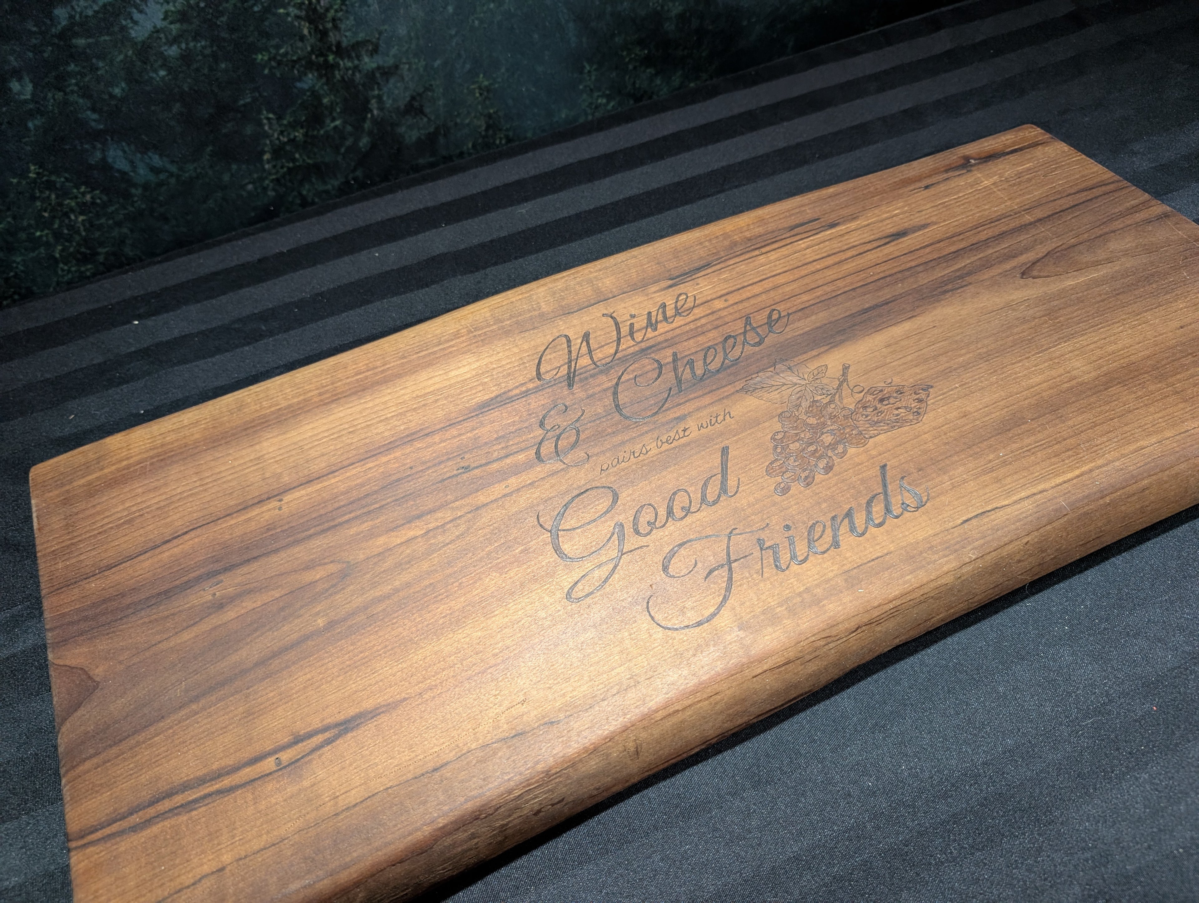 Wine and Cheese Charcuterie Board