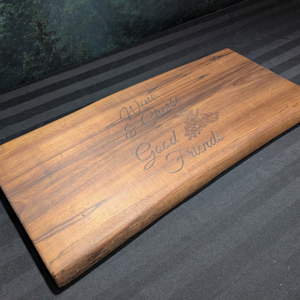 Wine and Cheese Charcuterie Board