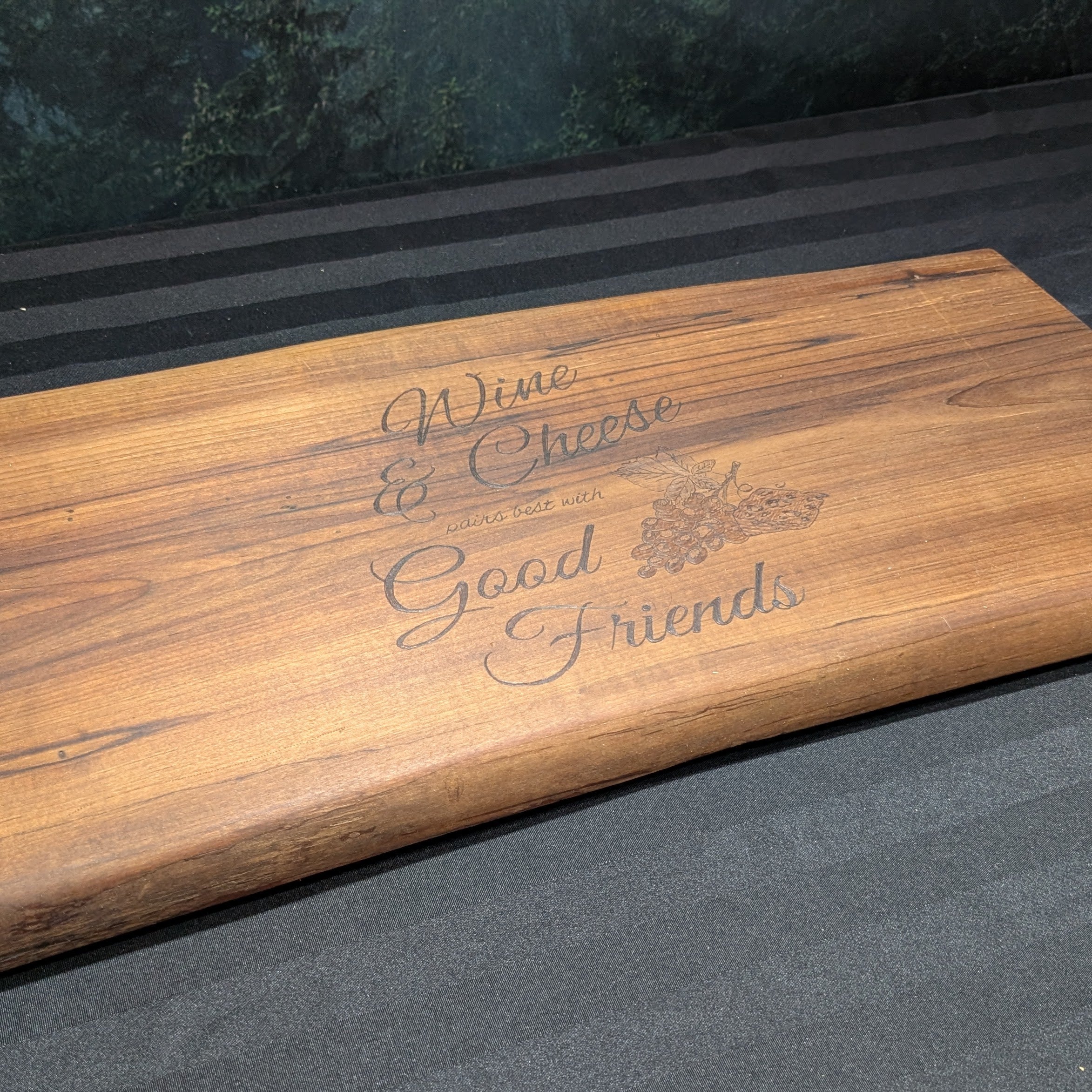 Wine and Cheese Charcuterie Board