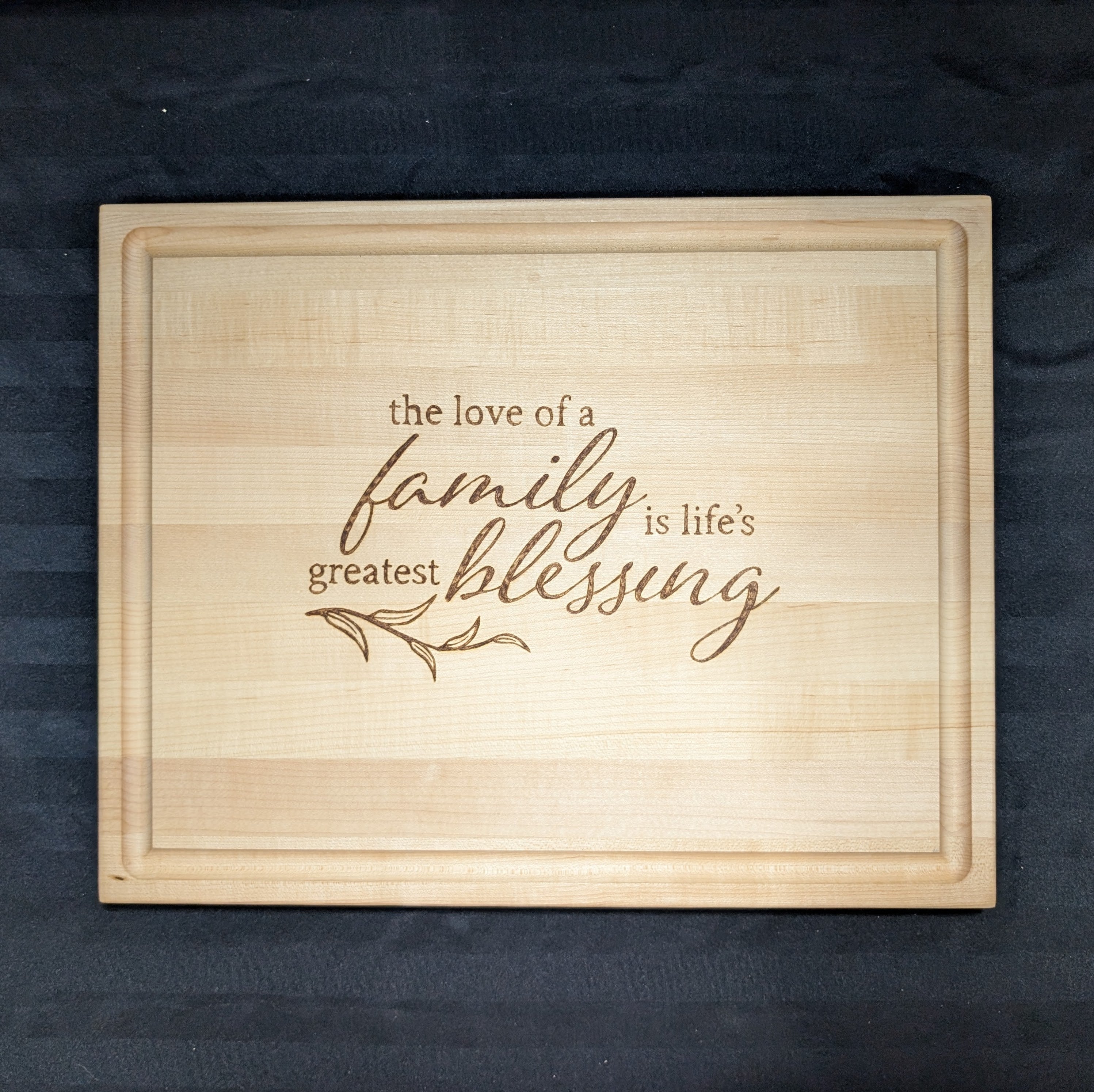 Family Blessing Cutting Board