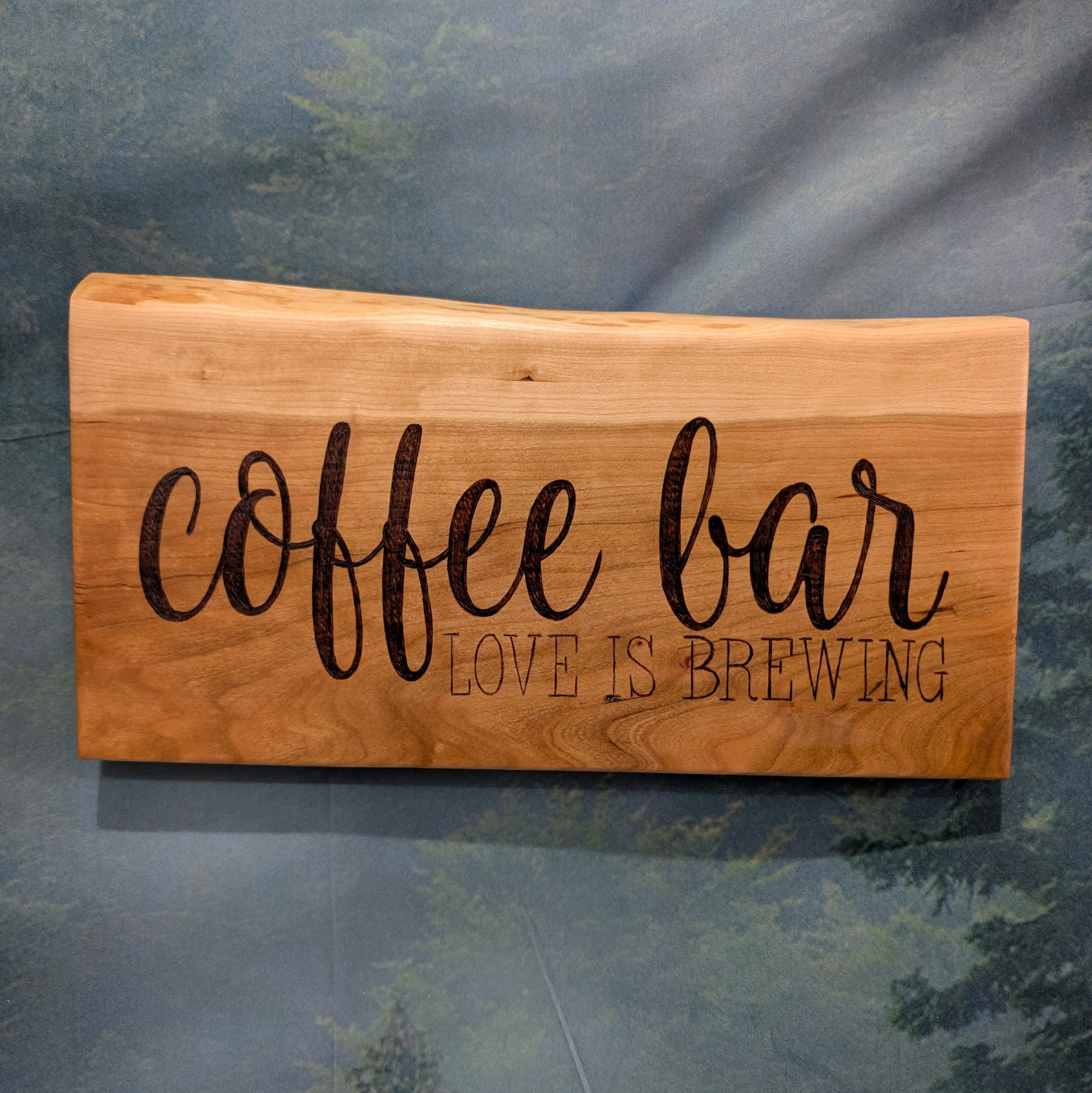 Coffee Bar - Handcrafted Wooden Wall Sign