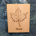 Maple Leaf With Canada