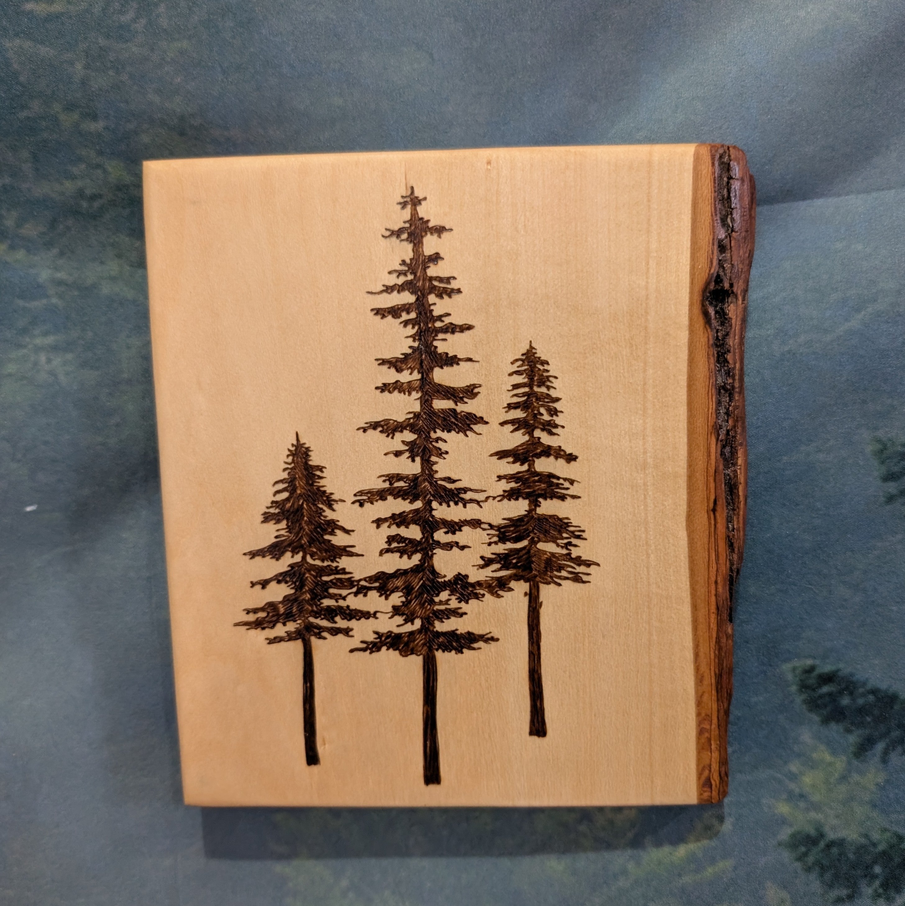 Three Pine Trees Wall Art